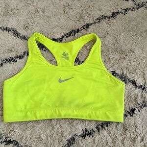 Nike Women's Bright Yellow Sports Bra